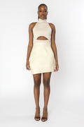 EOS Asymmetric Faux Leather Skirt