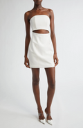 LANGA Slashed Front Mini Dress