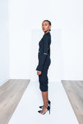VIRGIL Long Sleeve Knit Dress