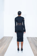 VIRGIL Long Sleeve Knit Dress