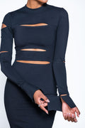 VIRGIL Long Sleeve Knit Dress