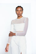 SAKU Long Sleeve Knit Top