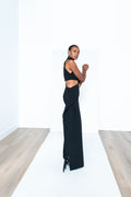 ANARA Halter Neck Maxi Dress