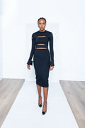 VIRGIL Long Sleeve Knit Dress