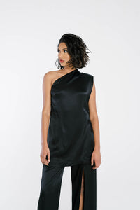 IZEL Top | Asymmetrical Top with Side Straps
