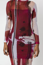 Load image into Gallery viewer, FRESCO Sheer Print Dress
