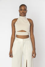 Load image into Gallery viewer, TITIAN Halter Knit Crop Top
