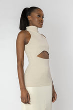 Load image into Gallery viewer, TERASU Halter Cut-out Knit Top
