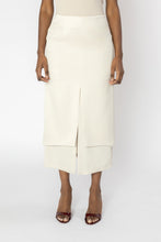 Load image into Gallery viewer, ADITI Layered Slit Midi Skirt
