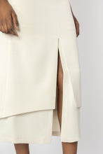 Load image into Gallery viewer, ADITI Layered Slit Midi Skirt
