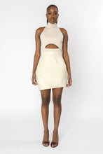 Load image into Gallery viewer, EOS Asymmetric Leather Skirt
