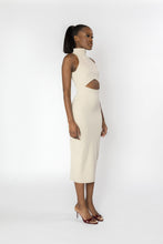 Load image into Gallery viewer, SISTINE Halter Knit Midi Dress
