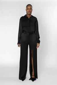 VERONA Wide Leg Slit Pants