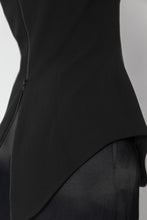 Load image into Gallery viewer, SANZIO Black Cap Sleeve Top
