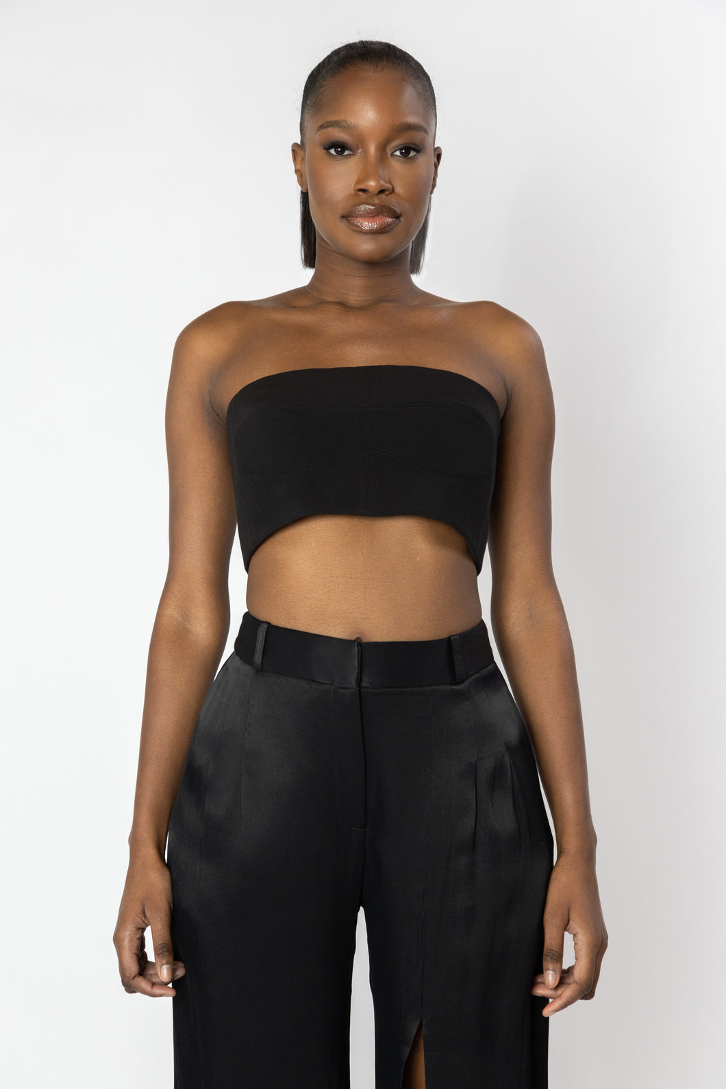 RHEA Bustier Cropped Top