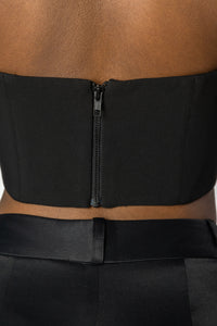 RHEA Bustier Cropped Top