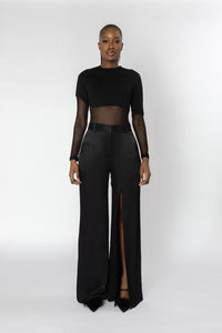 VERONA Wide Leg Slit Pants