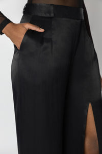 VERONA Wide Leg Slit Pants