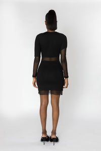 ZEFFA Asymmetric Mini Dress