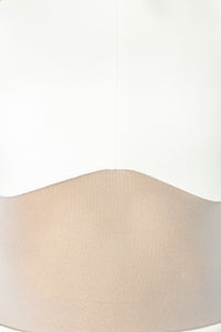 AURORA Halter Sheer Panel Knit Top