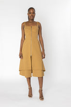 Load image into Gallery viewer, NADE Flared Zipper Midi Dress
