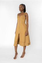 Load image into Gallery viewer, NADE Flared Zipper Midi Dress
