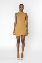 Load image into Gallery viewer, INNANA Halter Asymmetric Mini Dress
