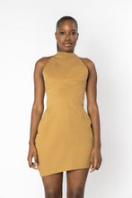 Load image into Gallery viewer, INNANA Halter Asymmetric Mini Dress
