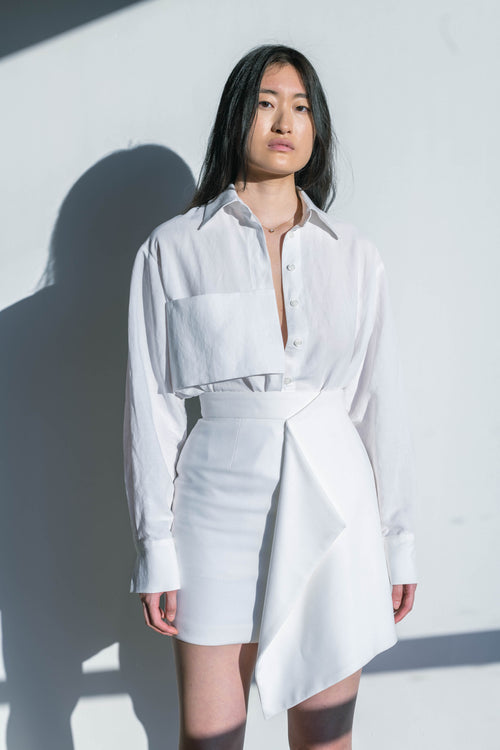MIRA Overlap Mini Skirt
