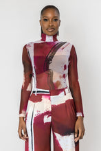 Load image into Gallery viewer, FRESCO Sheer Print Top
