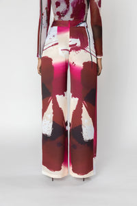 TELASA Print Wide Leg Pants