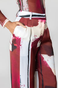 TELASA Print Wide Leg Pants