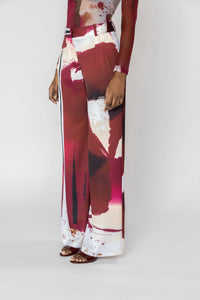 TELASA Print Wide Leg Pants