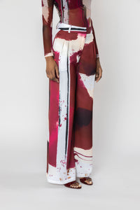 TELASA Print Wide Leg Pants