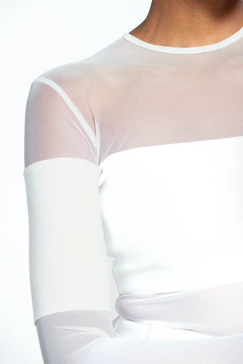 SAKU Long Sleeve Knit Top