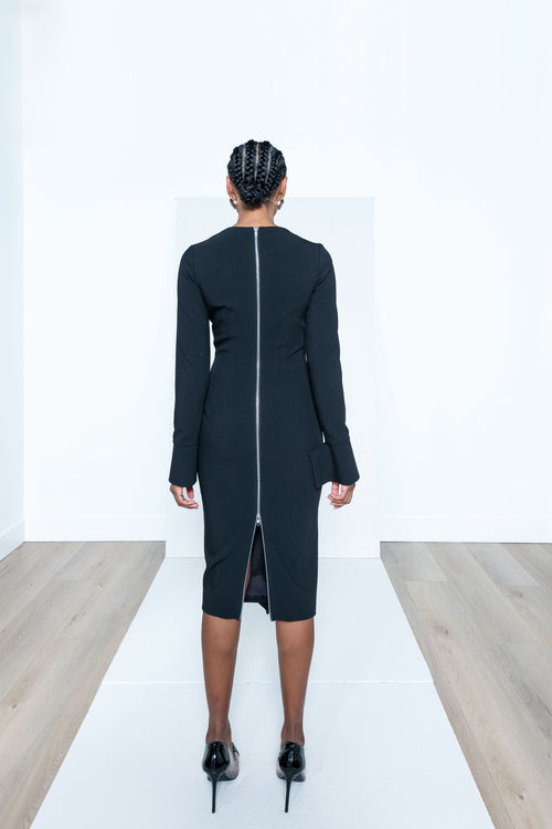 DUMAS Long Sleeve Mini Dress